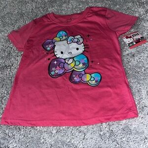 Hello Kitty Vibrant Pink Short Sleeve Tee